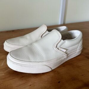 Vans Slip-on Cream Leather